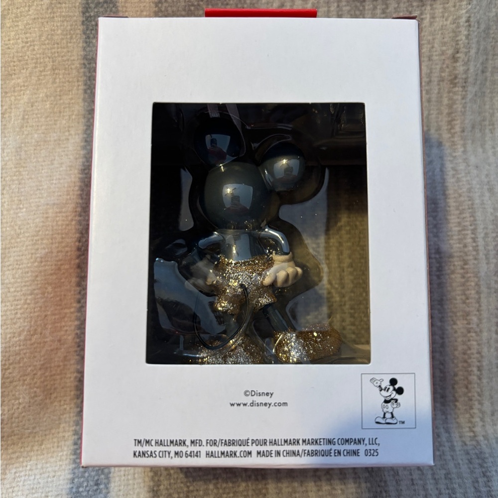 Hallmark Disney Mickey Mouse Ornament - Gold and Silver - Picture 3 of 4